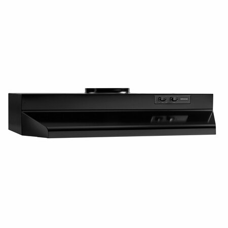 ALMO 30-Inch Black Under-Cabinet Kitchen Range Hood with 230 CFM Blower and Easy Install System BUEZ230BL